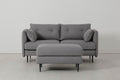 Modell 19 2-Sitzer-Sofa mit Ottoman, Risso