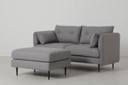 Modell 19 2-Sitzer-Sofa mit Ottoman, Risso
