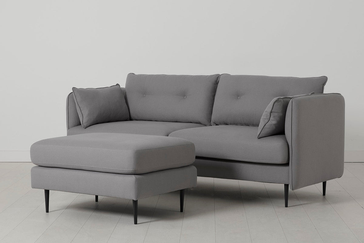 Modell 19 3-Sitzer Sofa mit Ottoman, Risso