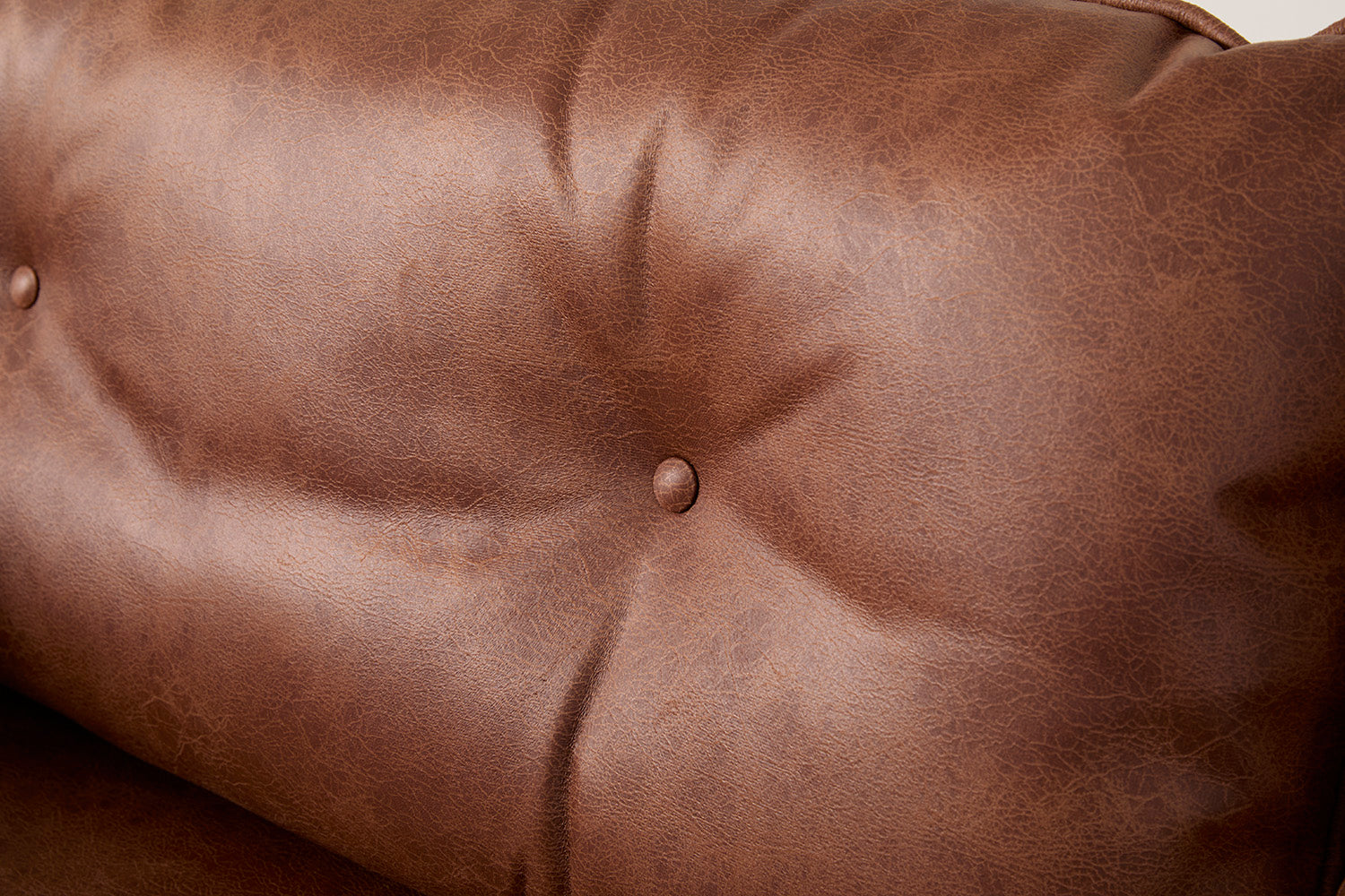 Modell 19 3-Sitzer Sofa mit linker Chaiselongue, Kastanie