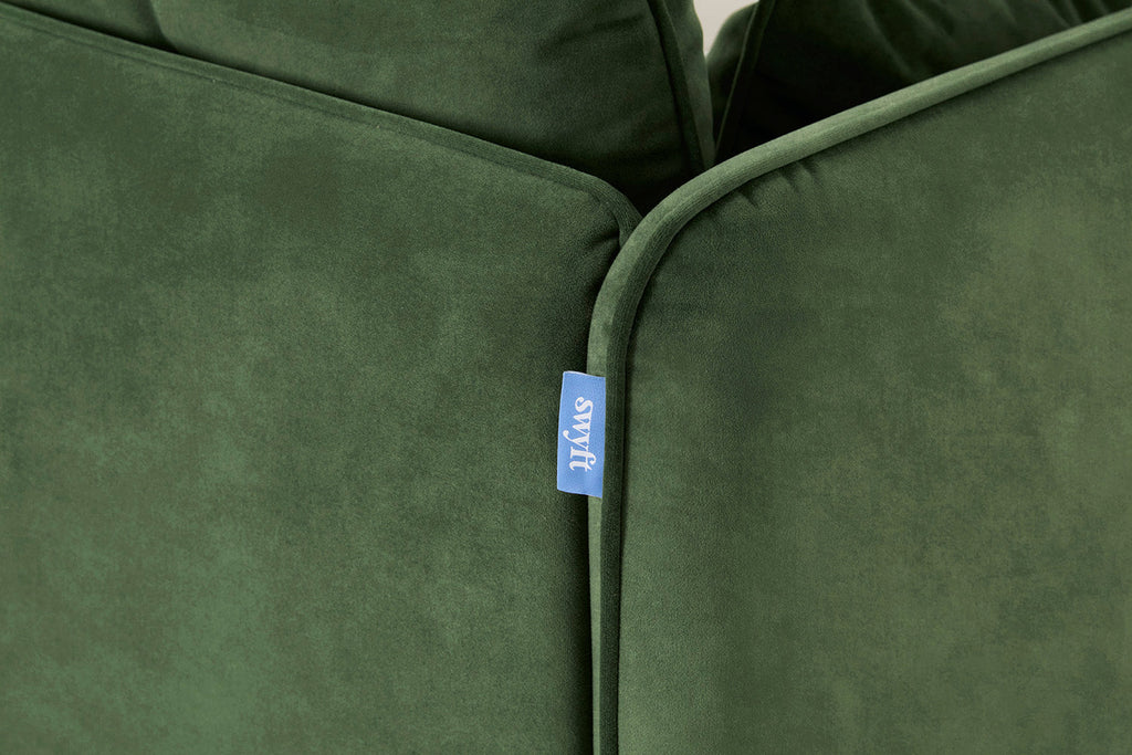 Modell 19 3-Sitzer Sofa mit linker Chaiselongue, Conifer