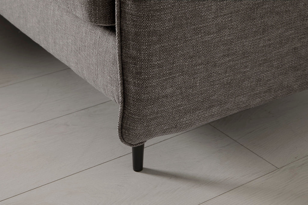 Modell 19 3-Sitzer Sofa mit rechter Recamiere, Shadow