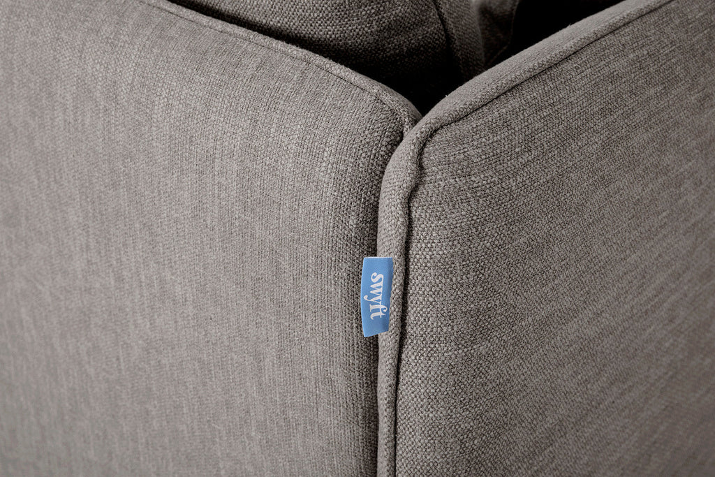 Modell 19 3-Sitzer Sofa mit rechter Recamiere, Shadow