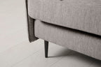 Modell 19 3-Sitzer Sofa mit rechter Recamiere, Shadow