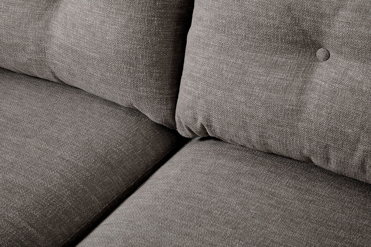 Modell 19 3-Sitzer Sofa mit rechter Recamiere, Shadow
