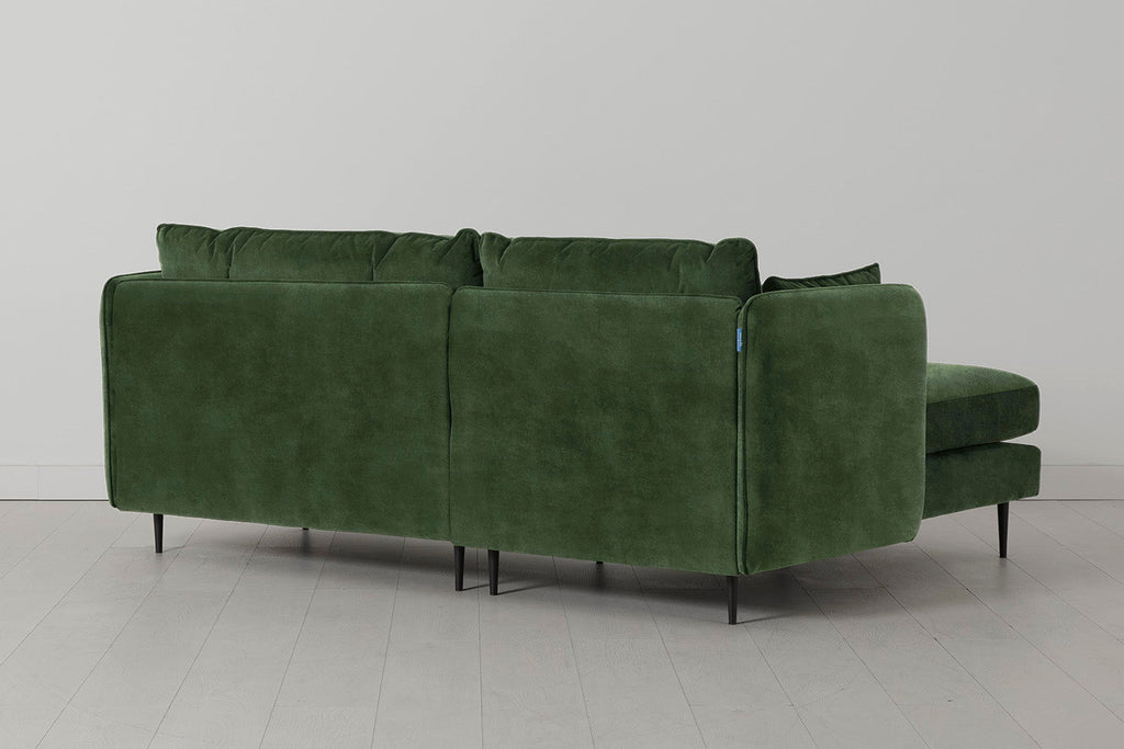 Modell 19 3-Sitzer Sofa mit linker Chaiselongue, Conifer