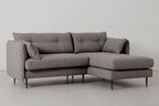 Modell 19 3-Sitzer Sofa mit rechter Recamiere, Shadow