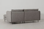 Modell 19 3-Sitzer Sofa mit rechter Recamiere, Shadow
