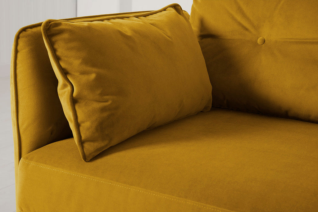 Modell 19 Zweisitzer-Sofa, Senfgelb