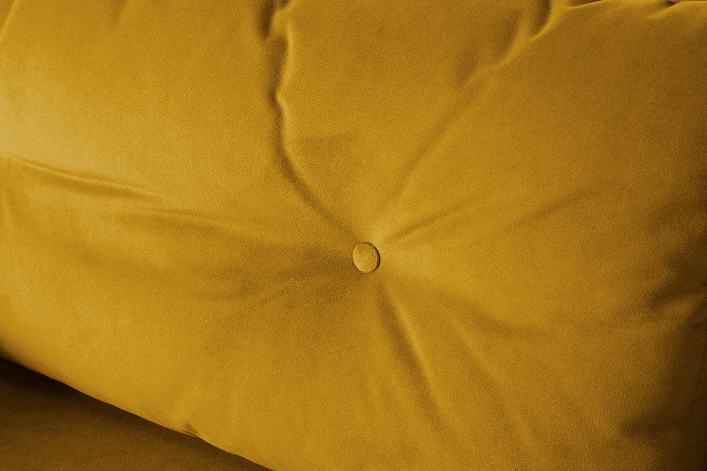 Modell 19 Zweisitzer-Sofa, Senfgelb