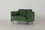Modell 19 Zweisitzer-Sofa, Koniferengrün