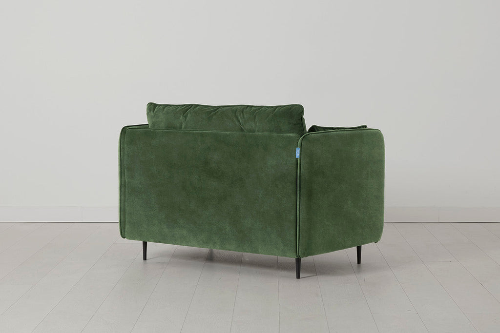 Modell 19 Zweisitzer-Sofa, Koniferengrün