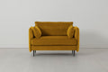 Modell 19 Zweisitzer-Sofa, Senfgelb