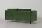 Modell 19 3-Sitzer-Sofa mit Ottomane, Konifergrün