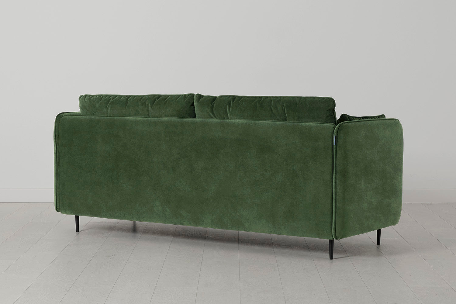 Modell 19 3-Sitzer-Sofa mit Ottomane, Konifergrün