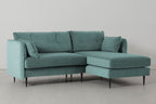 Modell 19 3-Sitzer Sofa mit Recamiere rechts, Airforce