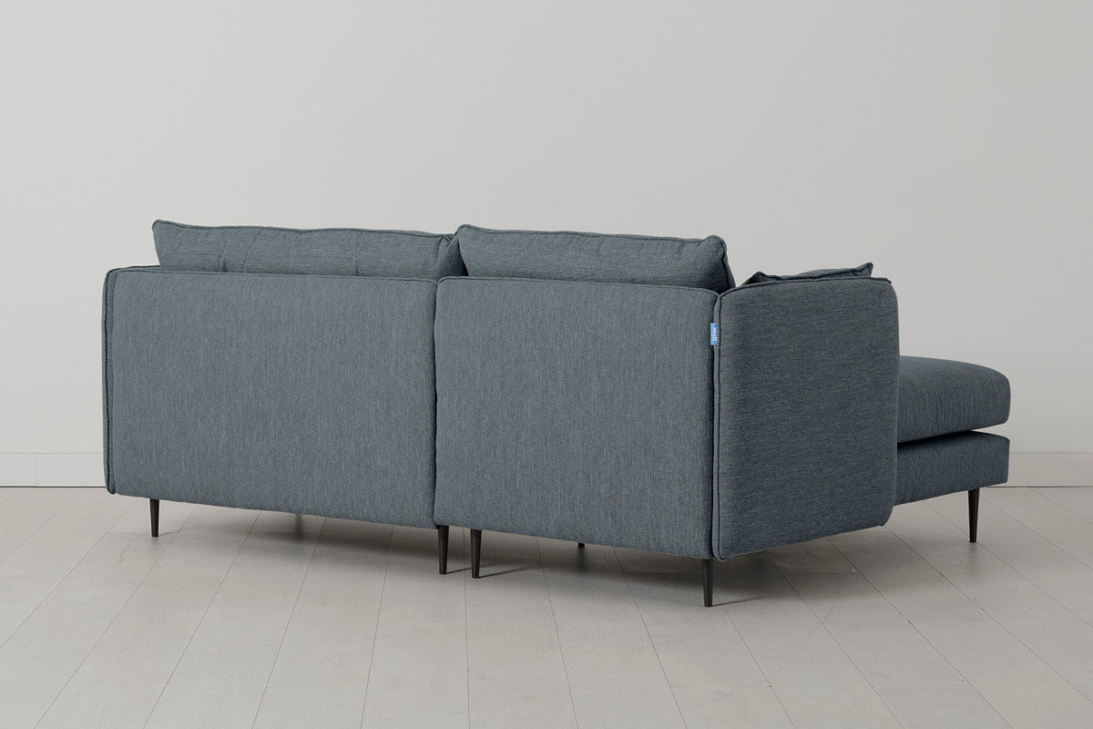 Modell 19 3-Sitzer Sofa mit linker Chaiselongue, Marine