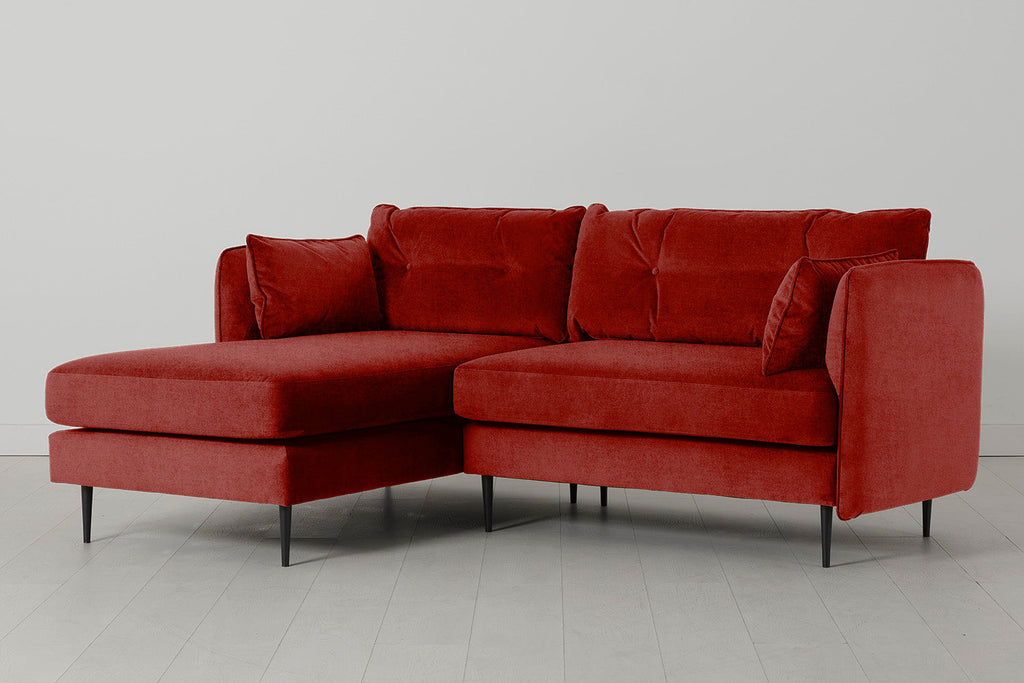 Modell 19 3-Sitzer Sofa mit linker Chaiselongue, Harissa