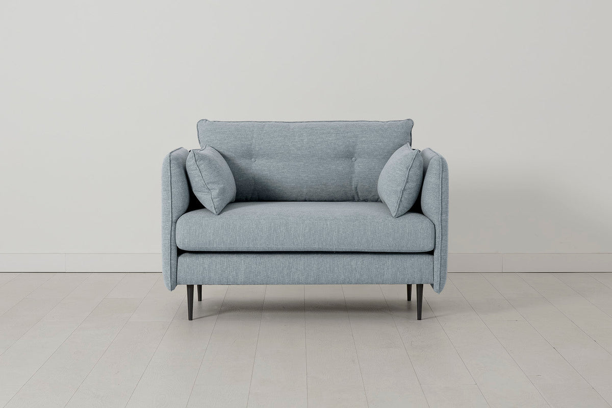 Modell 19 Loveseat, Seeglas