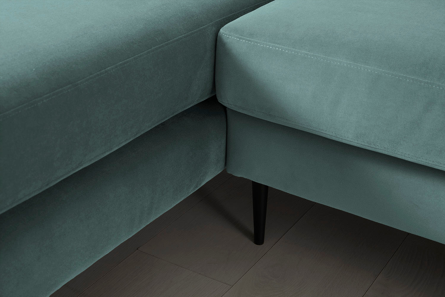 Modell 19 3-Sitzer Sofa mit Recamiere rechts, Airforce