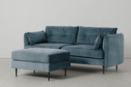 Modell 19 3-Sitzer Sofa mit Ottomane, Hydro