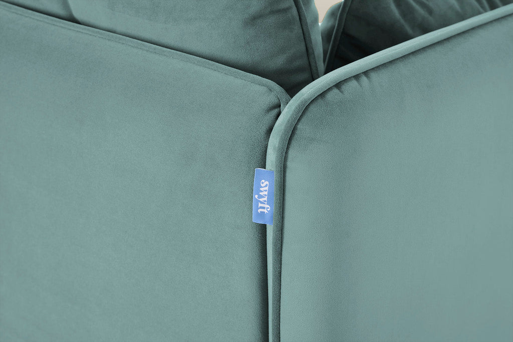 Modell 19 3-Sitzer Sofa mit linker Chaiselongue, Airforce