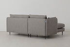 Modell 19 3-Sitzer Sofa mit linker Chaise, Shadow