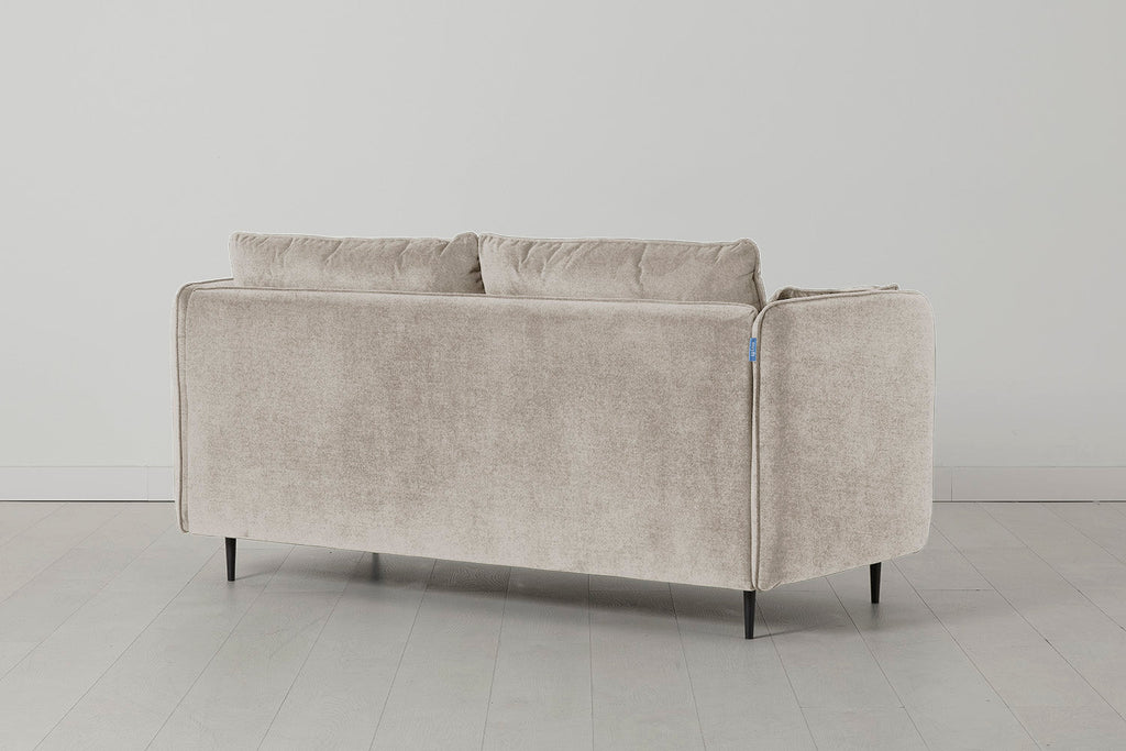 Modell 19 2-Sitzer Sofa mit Ottoman, Chalk