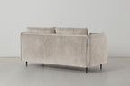 Modell 19 2-Sitzer Sofa mit Ottoman, Chalk