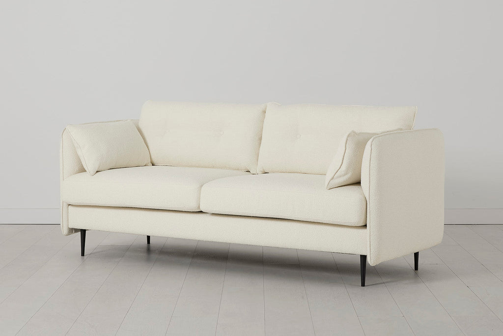 Modell 19 3-Sitzer Sofa, Elfenbein