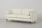 Modell 19 3-Sitzer Sofa, Elfenbein