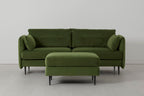 Modell 19 3-Sitzer Sofa mit Ottomane, Vine