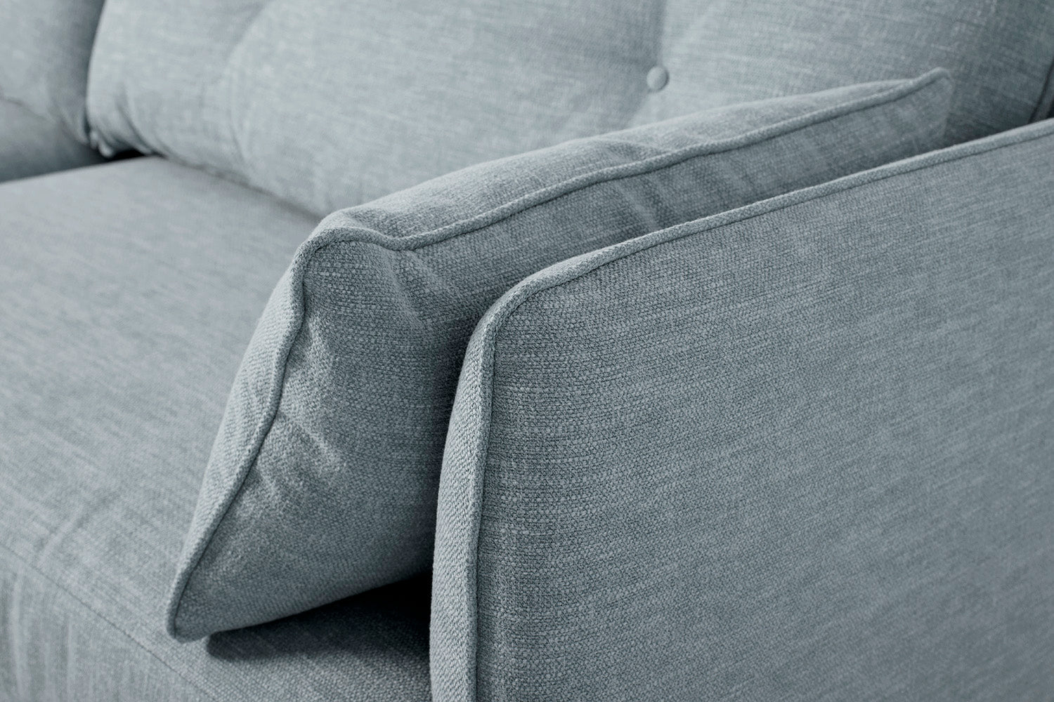 Modell 19 Dreisitzer-Sofa mit Ottoman, Seaglass