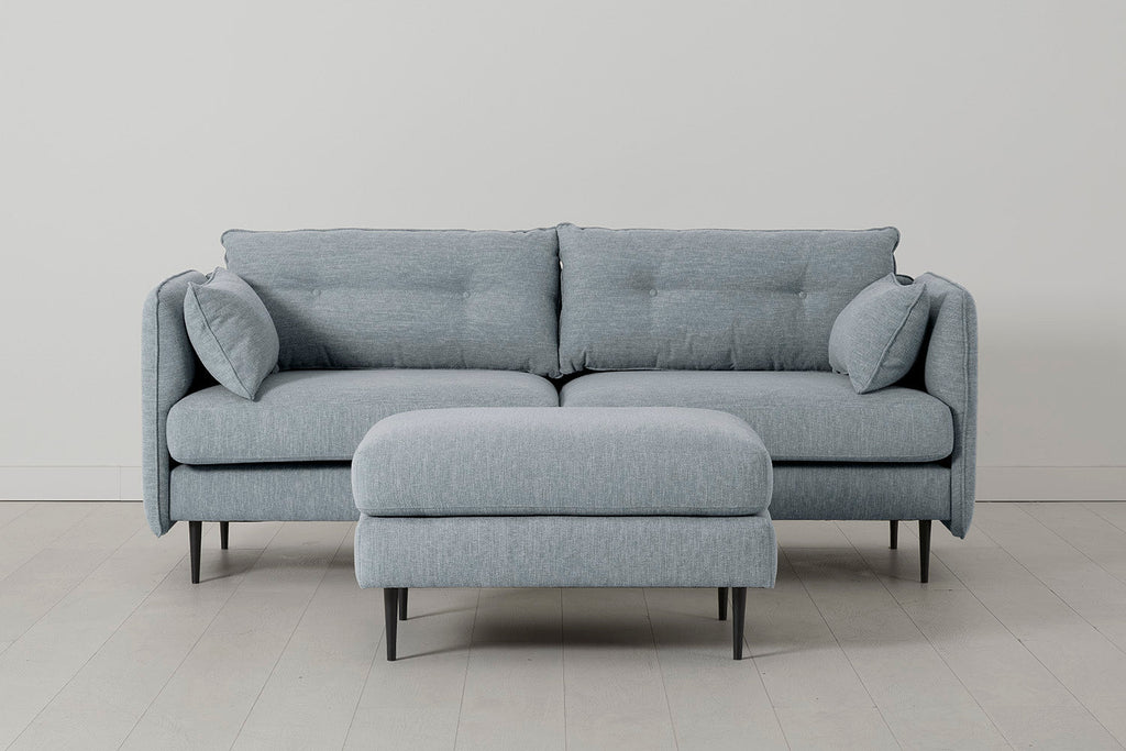 Modell 19 3-Sitzer-Sofa, Seaglass