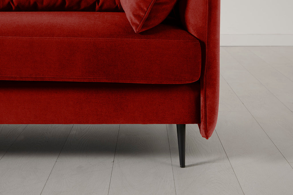Modell 19 3-Sitzer Sofa mit rechter Chaiselongue, Harissa