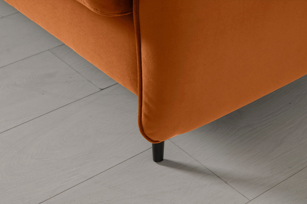 Modell 19 3-Sitzer Sofa mit linker Chaiselongue, Bronze