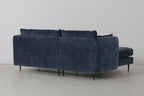 Modell 19 3-Sitzer Sofa mit linker Chaiselongue, Ocean