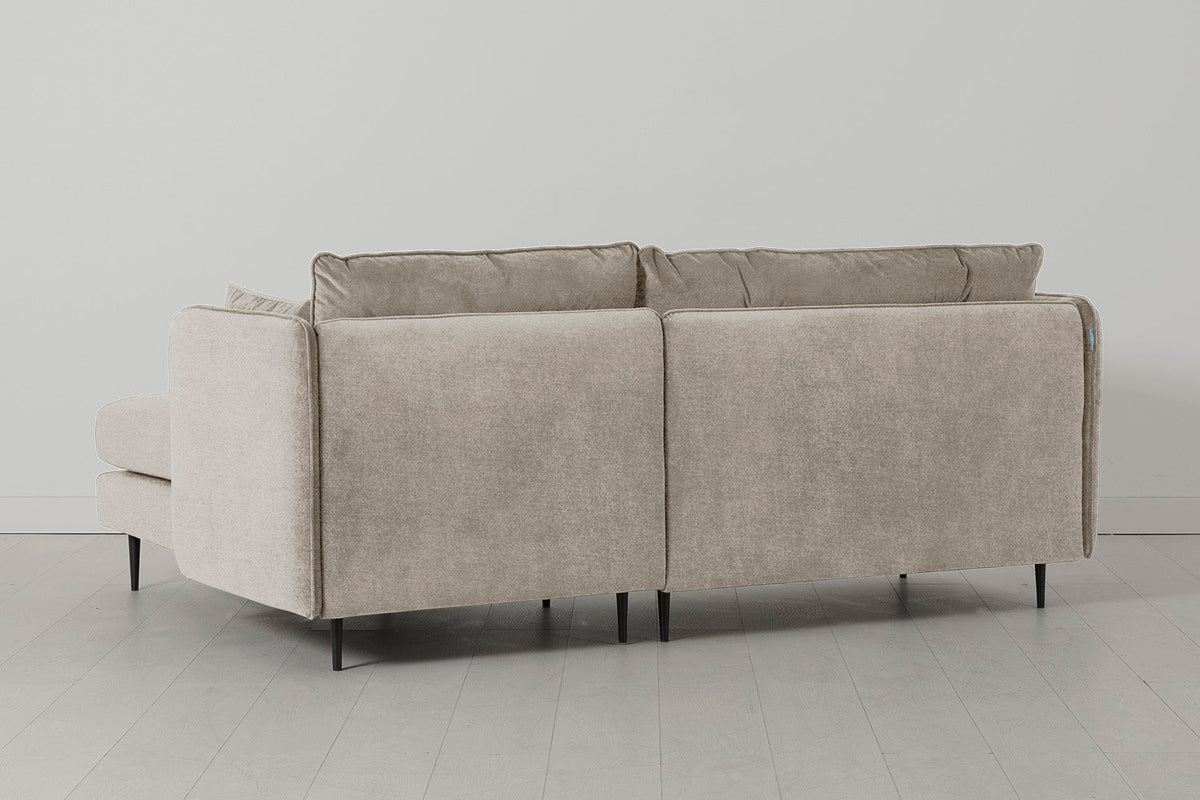 Modell 19 3-Sitzer Chaiselongue Rechts, Kreide