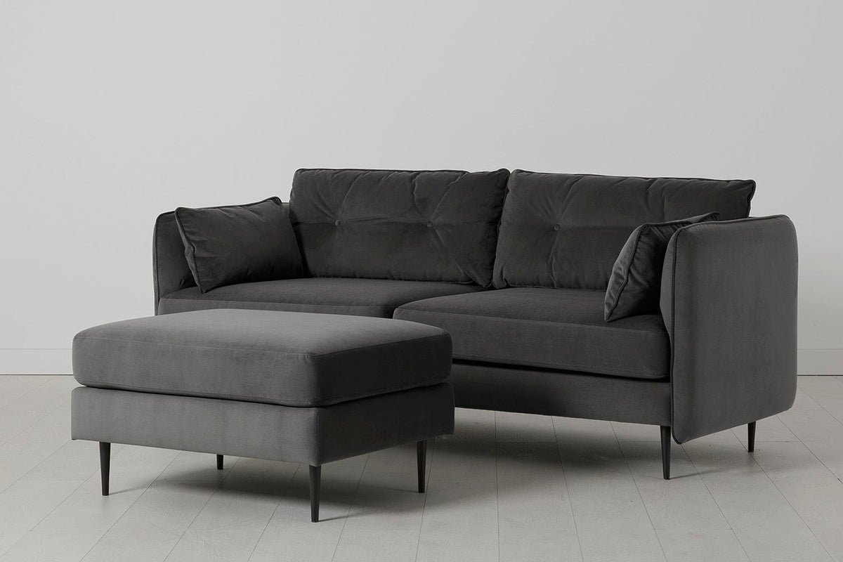 Modell 19 3-Sitzer-Sofa, Anthrazit
