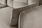 Modell 19 3-Sitzer Chaiselongue Rechts, Kreide