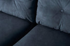 Modell 19, 2-Sitzer Sofa mit Ottomane, Ocean