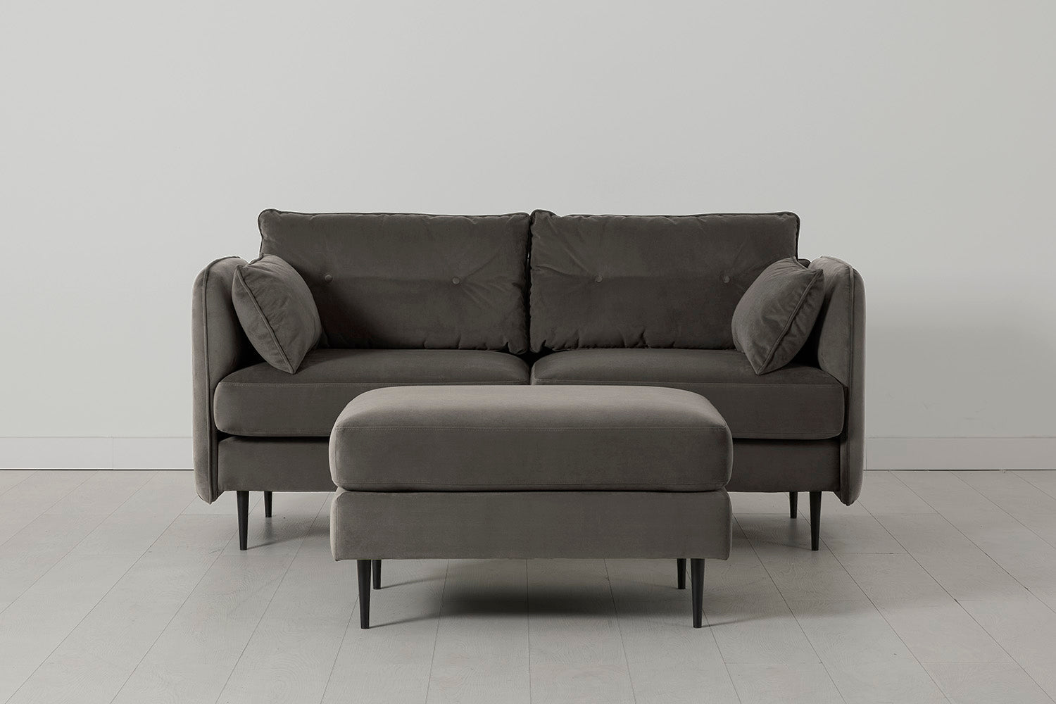 Modell 19 2-Sitzer-Sofa mit Ottomane, Elefant
