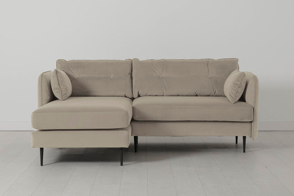 Modell 19 3-Sitzer Sofa mit linker Chaiselongue, Bone