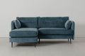 Modell 19 3-Sitzer Sofa mit linker Chaiselongue, Hydro
