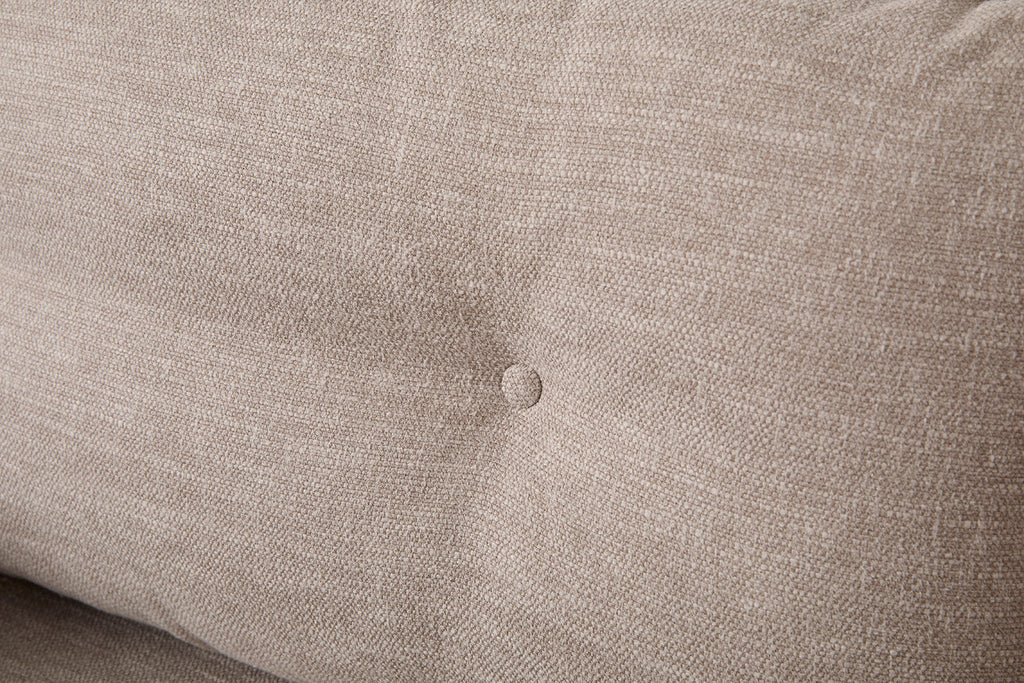 Modell 19 Dreisitzer-Sofa mit Ottomane, Pumice