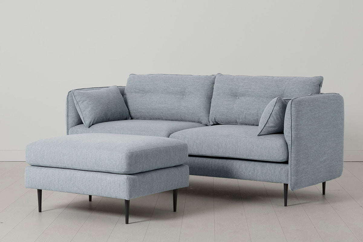 Modell 19 3-Sitzer-Sofa, Seaglass