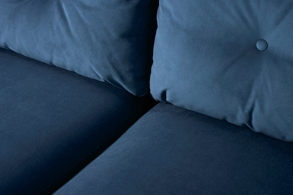 Modell 19 3-Sitzer Sofa, Petrol