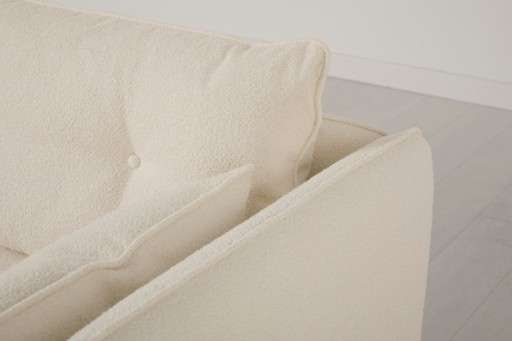 Modell 19 3-Sitzer Sofa, Elfenbein