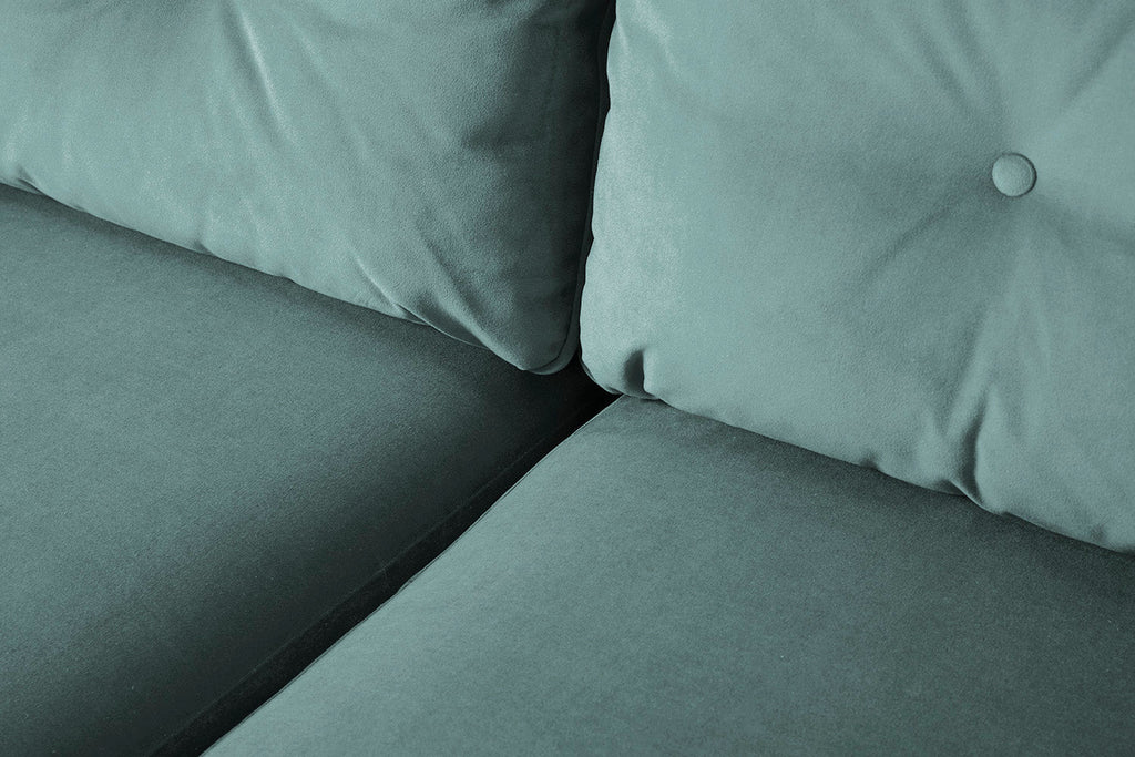 Modell 19 3-Sitzer Sofa mit Recamiere rechts, Airforce
