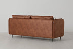 Modell 19 3-Sitzer-Sofa mit Ottomane, Kastanie